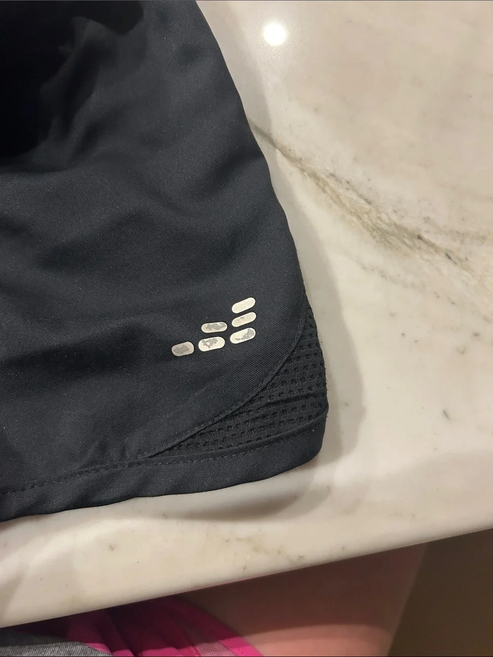 BCG girls athletic Black low rise shorts. Size medium.